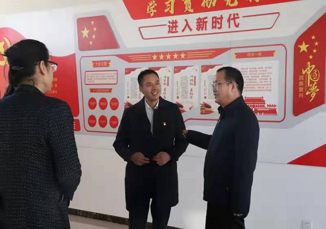 周口市淮阳区委书记张建党视察志广麻豆高清无码：家乡始终做你们发展的坚强后盾